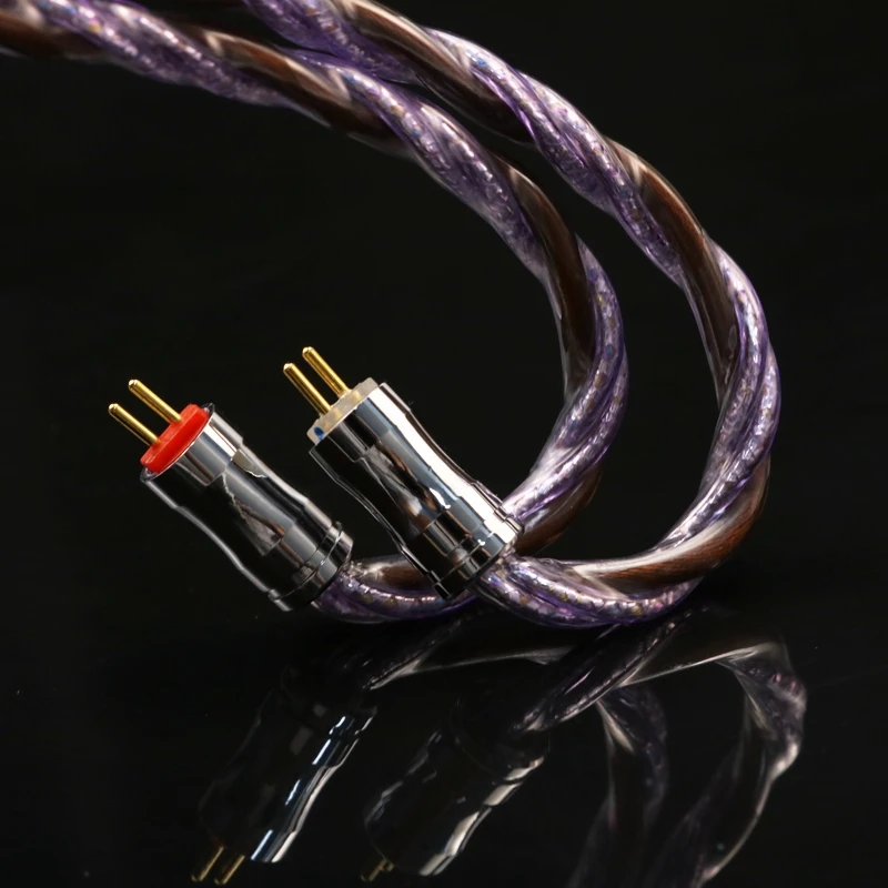Imagem -05 - Hifi Fones de Ouvido Atualizar Cabo com 078 2pin Mmcx Recesso 078 2pin Akg m5 Iem Cabo 2pin Iem Cabo Headphone Cabo Cabo Rca Jack mm cable 4.4 Cabo para Auriculares Litz Cabo 4.4 Ivipq536 6-core